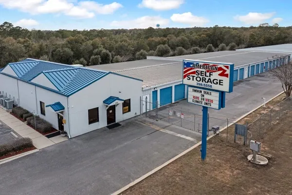Drone View of American Self Storage